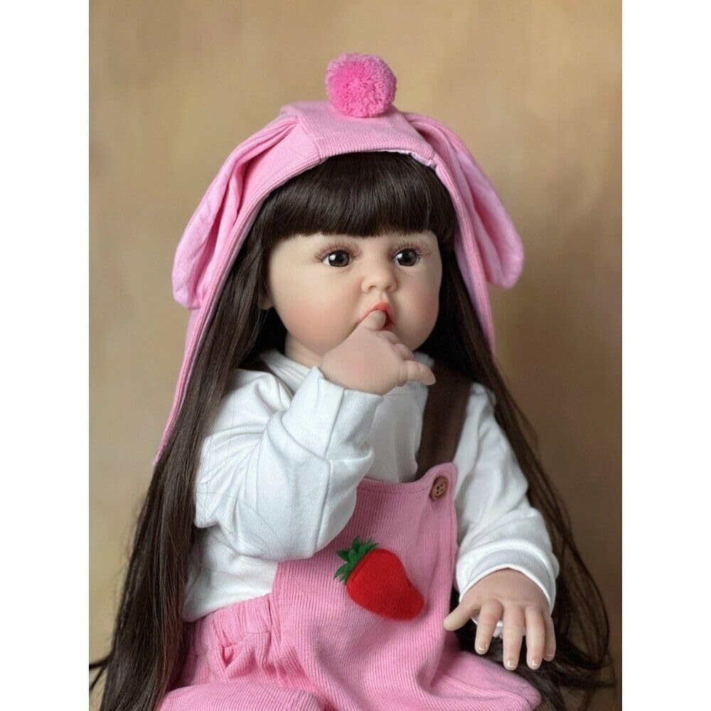 リボーンドール　人形　女の子　ベビーカー付き　60cm リアル クリスマス Amazon.co.jp: Meeler リボーンドール 60cmリアルな 赤ちゃん人形